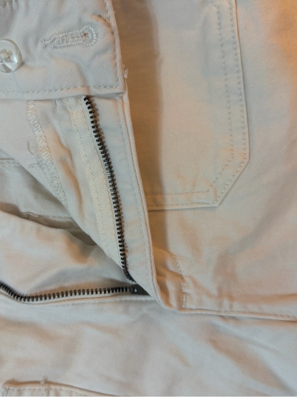 Worn Once! Bagatelle Women's White Cropped Jeans with Black Scalloped Embroidery - Picture 10 of 11